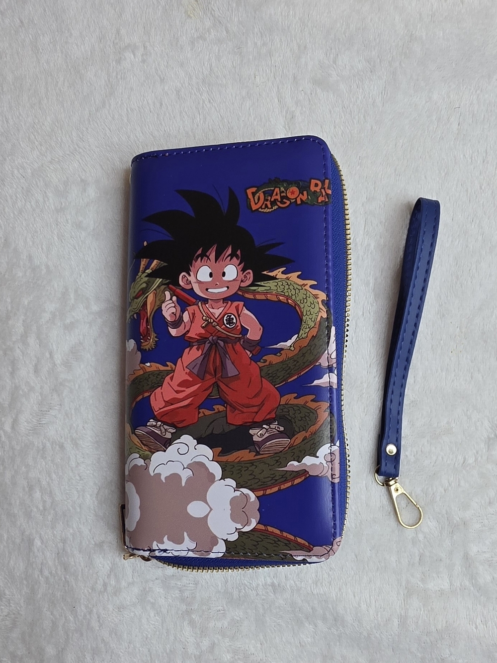 Dragon Ball Z  Zip Wallet Wristlet  - Blue